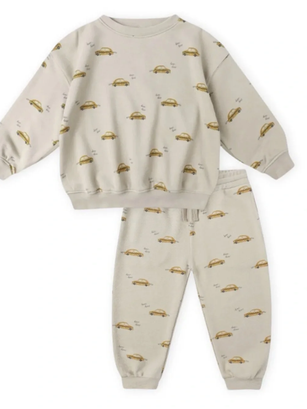 Rylee + Cru Relaxed Sweatshirt & Sweatpants Set~ Taxi/Stone